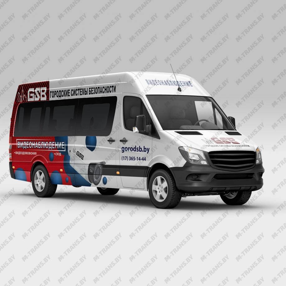 Реклама на маршрутках для ООО "Городские Системы Безопасности"